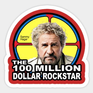 SMDM Logo - The 100 Million Dollar Rockstar - Sammy Hagar - Cabo Wabo Tequila Sticker